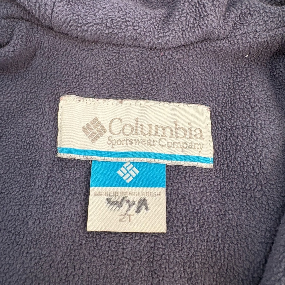 Columbia Lightweight Jacket 2T Fleece Lined - Picture 4 of 6